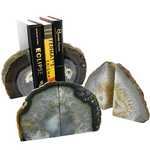 Buy Agate Bookends - Natural. Buy Agate Bookends - Natural.
