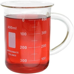Buy Glass Beaker Mug - 400ml