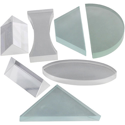 Glass Lens & Prisms Set by
