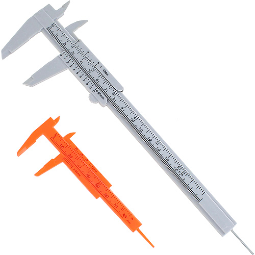 Plastic Vernier Calipers 2pc Set by