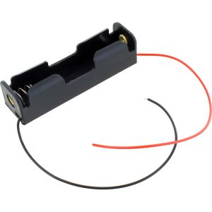 18650 Lithium Cell 3.7V Battery Holder with Leads - Image One