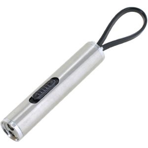 3-in-1 Laser Pointer, LED Flashlight Keychain with Stay On Switch - Image One