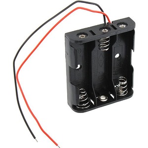 3 x AA Battery Holder with Leads - 4.5V - Image One