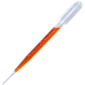 500 Plastic Pipettes - Graduated 3ml - Image One