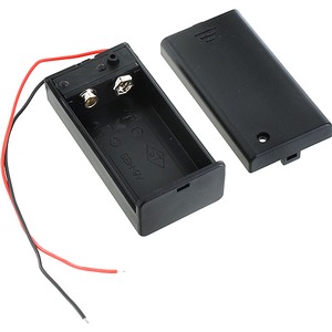 9V Battery Holder with Switch and Leads - Image One