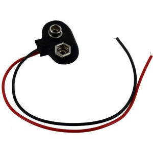 9V Battery Snap Connector with Leads - Image One