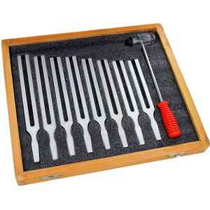 Aluminum Tuning Forks - Set of 8 - Image One