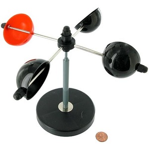 Photo of the Rotational Wind Anemometer