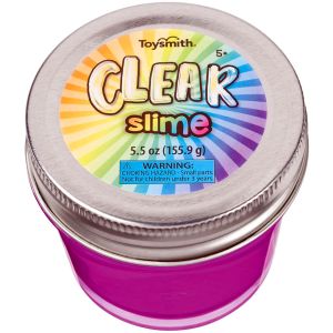 Crystal Clear Slime in a Jar - Image One