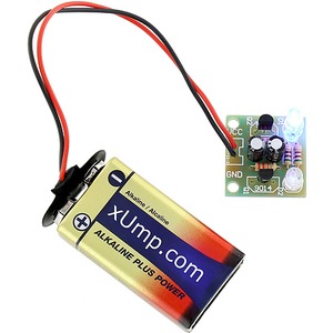 Flashing LED Circuit DIY Electronics Kit - Image One