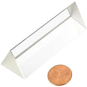 Equilateral Optical Glass Prism - 25 x 75 mm - Image One