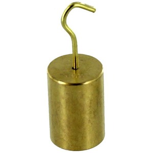 Hooked Brass Weight - 100g - Image One