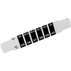 Liquid Crystal Forehead Thermometer Strip - Image One