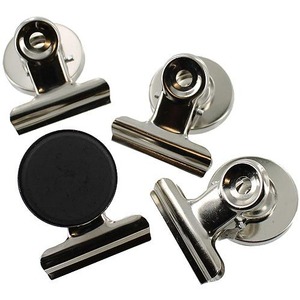 Magnetic Metal Clips - set of 4 - Image One