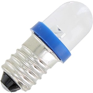 Mini LED Light Bulb - Blue - 3V DC E10 0.06W - Image One