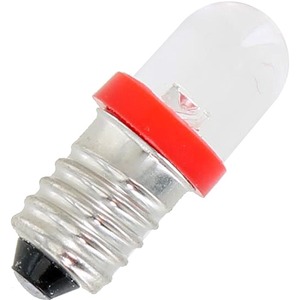 Mini LED Light Bulb - Red - 3V DC E10 0.06W - Image One