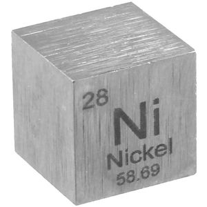 Nickel Metal Cube - 10mm 99.95 Pure  - Image One
