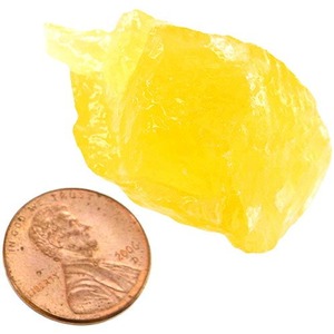 Orange Calcite - Bulk Mineral - Image One
