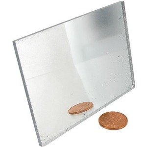 Plexiglass Mirror - 3 x 2.5 inches - For Optics Experiments and School Craft Projects - Image One