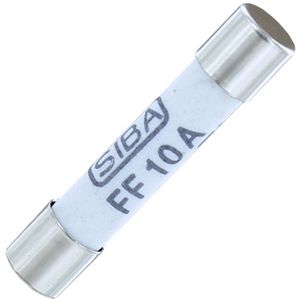 SIBA FF 10A 600V Ceramic Multimeter Fuse - 6.3 x 32mm - Image One
