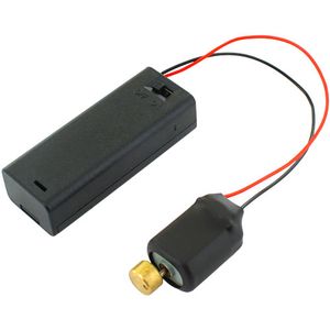 Vibration DC Motor + AA Battery Holder w/Switch - Image One