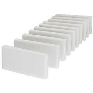 White Streak Plates - set of 10 - Image One