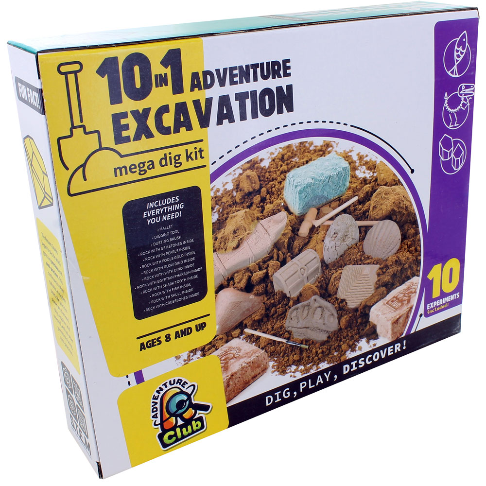 10 in 1 Adventure Excavation Mega Dig Kit xUmp