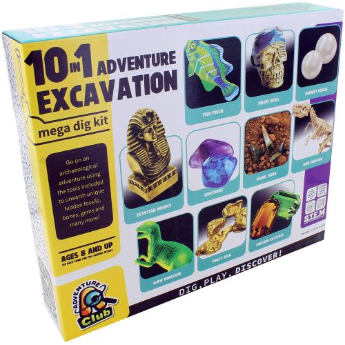  New 10 in 1 Space Excavation dig kit Includes NASA Imagery :  Toys & Games