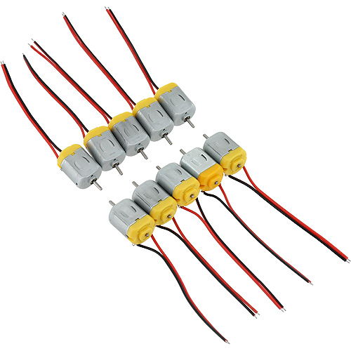 10 pack Mini DC Motors - Type 130 1.5-6V - Image one