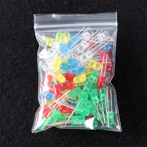 100 Assorted LEDs Pack - 5mm  - Image two