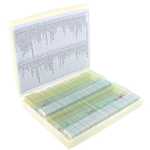 Photo of the: 100 Prepared Biology Prepared Microscope Slides Set