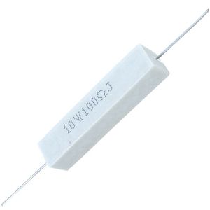 100 Ohm 10W Ceramic Resistor - Image One