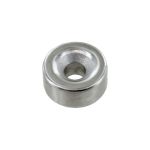 Photo of the: 10x5mm Neodymium N50 Ring Magnet with Screw Countersink