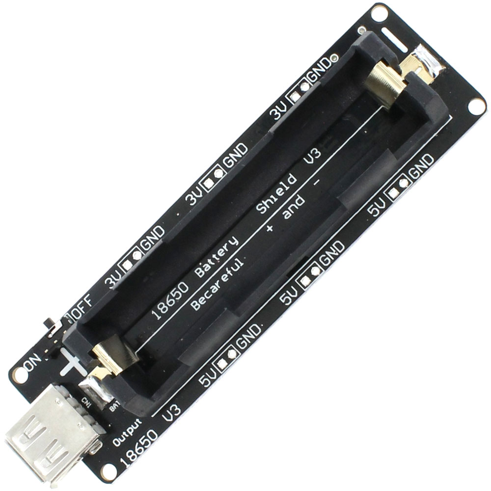 18650 Battery Charge Shield - 3V 5V DC Supply - Image one