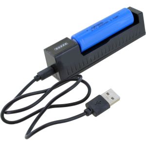Single 18650 Lithium Battery USB Charger (without the battery) Photo 1