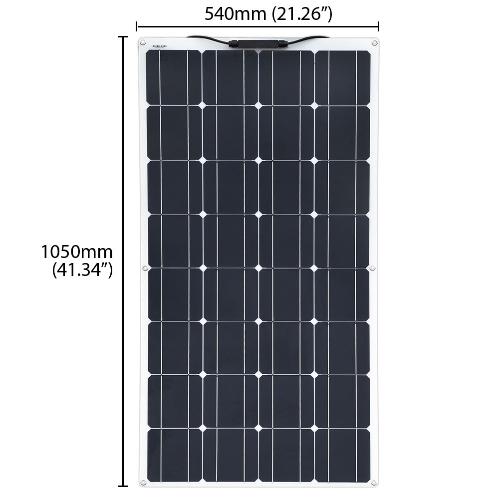 18V 100W Solar Panel - Flexible and Waterproof - Image three