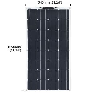 18V 100W Solar Panel - Flexible and Waterproof Photo 3
