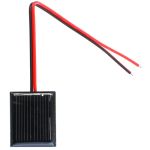 1V 85mA Mini Solar Cell with Wire Leads - 30x25mm.