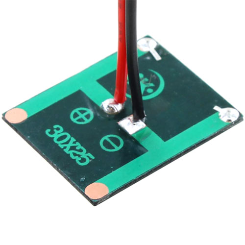 1V 85mA Mini Solar Cell with Wire Leads - 30x25mm - Image three