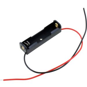 1 x AAA Battery Holder with Wire Leads - 1.5V - Image One