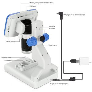 200X Digital Microscope for Kids with 5 inch LCD Screen Photo 2
