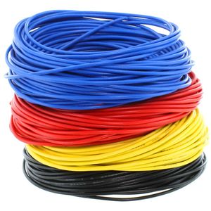 24AWG Stranded Copper Wire - Four Colors - 10m each Photo 1