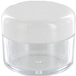 25ml Plastic Gem Jars - 12pk.