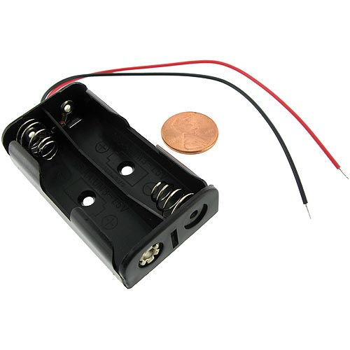 2 x AA Battery Holder with Leads- 3V - Image one