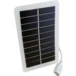 2W USB Solar Panel Phone Battery Charger.