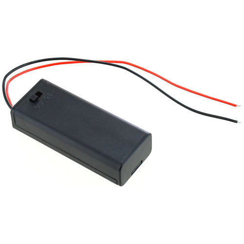 2 x AAA Battery Holder with Switch and Leads - 3V - Image one