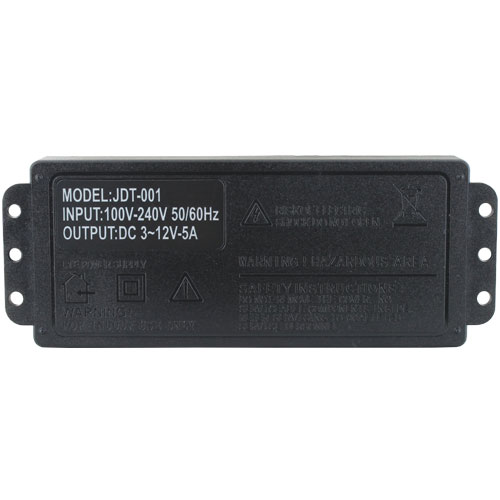 3-12V 5A Adjustable DC Power Supply with Digital LCD Display - Image two