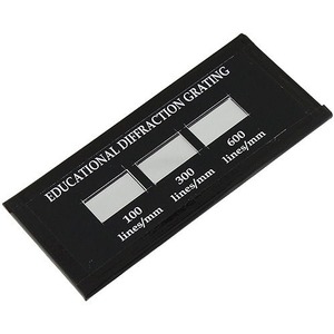 Photo of the 3-in-1 Diffraction Grating