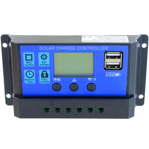 30A 12V/24A Lead-Acid Battery Solar Charge Controller - Image one