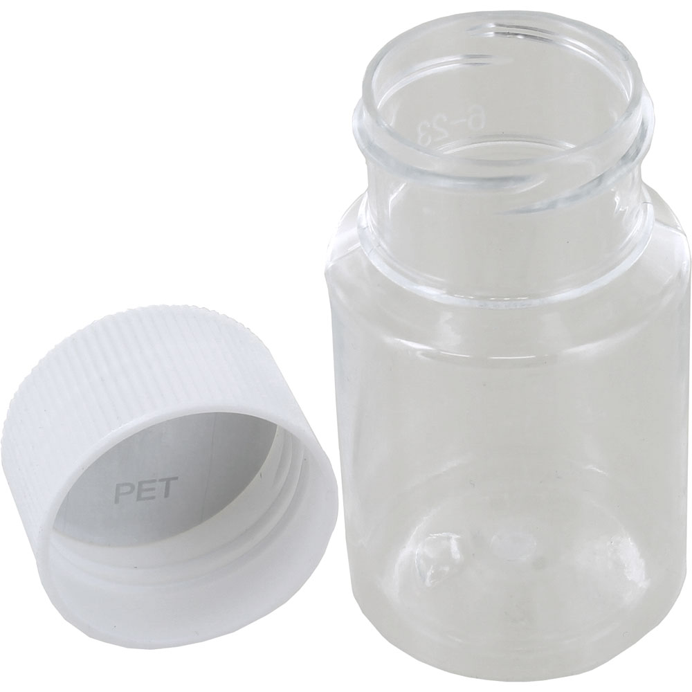 30ml Clear PET Bottle with Screwcap  - Image two
